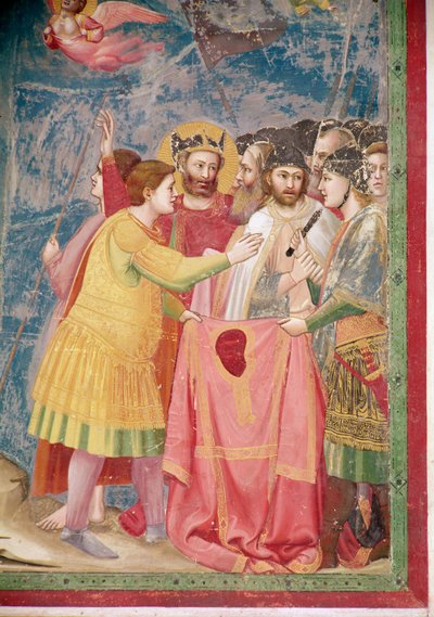 The Crucifixion (detail) by Giotto di Bondone